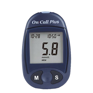On-Call Plus Glucose <strong>Test</strong> <strong>Strip</strong> <strong>Blood</strong> Sugar <strong>Test</strong> <strong>Strip</strong> 10 Boxes with One Free Call Plus Glucometer <strong>Diabetic</strong> <strong>Test</strong> <strong>Strips</strong> - Product Image 1