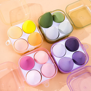 ชุดฟองน้ำแต่งหน้าชุดฟองน้ำเกลี่ยรองพื้นแปรงแต่งหน้าเพชร4ชิ้นสำหรับโปรโมชัน - Product Image 6