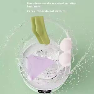 Mini Lavadora Portátil Recargable por USB, Lavadora Eléctrica Semiautomática de Plástico para Ropa Interior, Calcetines y Uso Doméstico - Product Image 6