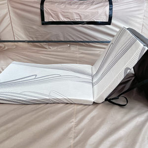 <span class=keywords><strong>Matelas</strong></span> de camping lit pliant 3 pouces <span class=keywords><strong>matelas</strong></span> en mousse à mémoire de forme à trois volets avec <span class=keywords><strong>housse</strong></span> lavable, tapis de fond antidérapant pour les voyages en voiture - Product Image 6