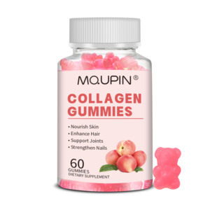 Gomitas de Colágeno de Durazno 2026, Vitaminas de Belleza con Sabor a Fruta, para Piel, Cabello y Uñas, Apoyo al Bienestar Diario, 60 Unidades - Product Image 1