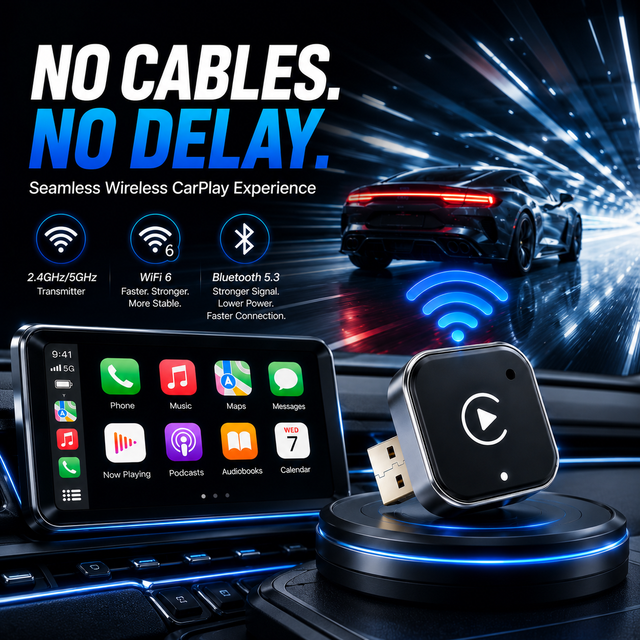 OEM ODM Carplay Ai Box Wireless Android Auto Adapter Factory Direct Wholesale Price Free Sample Fast Delivery