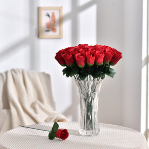 Duoyou vendita calda rosa fiori singoli matrimonio fidanzamento di san valentino decorazione festa - Product Image 4