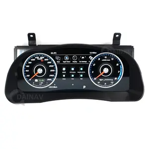 Mobil LCD Meter instrumen dashboard layar Untuk Toyota Highlander 2015-2019Car Navigasi GPS Multimedia player head unit Tesla st