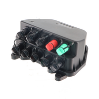 Caja de terminación CTO preconectorizada de 10 puertos, conector endurecido HW Mini SC, caja de terminación FTTH preconectorizada CTO Nap