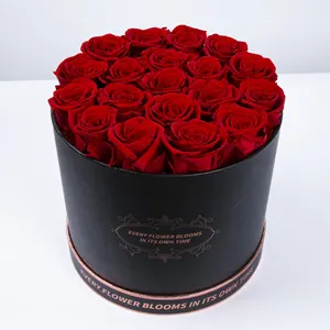 Customize Wholesale Everlasting Rose Immortal Gift Box Real Stabilized Eternal Forever Decorative Flower Preserved Roses In Box