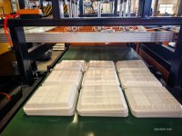 SHUANGJI Nouvelle Machine Automatique de Formage de Boîtes Alimentaires en Mousse PS, Contrôlée par PLC, Moteur et Pompe 380V 204kW, Haute Sécurité, Écologique, Haute Performance