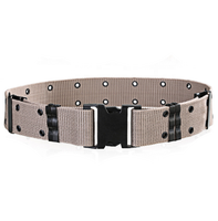 Pas cher 57mm Heavy Camouflage Hot Transfer Desert Print Green Ceinture Web tactique d'entraînement réglable
