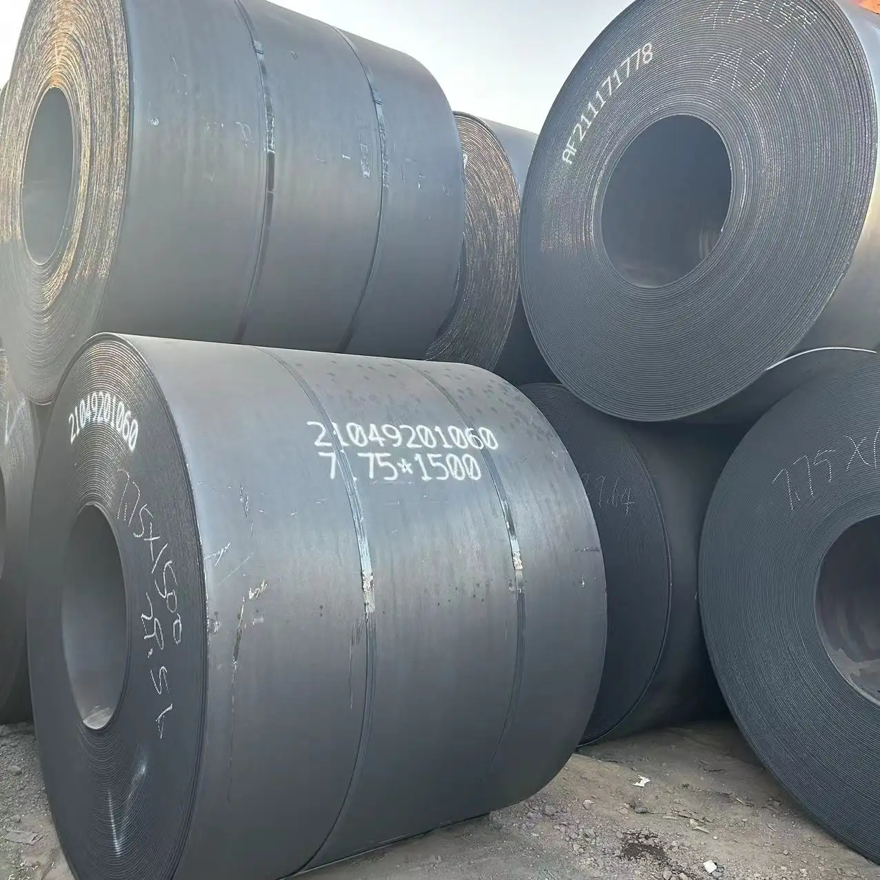 HR / hot rolled MS steel coil SS400 A36 Q235B S235JR carbon steel coil