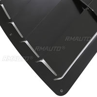 Pour Camaro Z28 IROC-Z IROC 1985-1990, une paire de persiennes de capot ventilées en acier pour l'extraction de chaleur et l'admission d'air