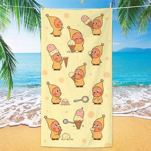 Summer Quick-Drying Water-Absorbing Children's Cartoon Star Man Beach <b>Bath</b> Towel Retro Digital Printing - Product Image 3