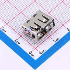 U-A-24DS-W-2 USB Connector SMD Connector ( Connector Type: Type-A )( Protocol Standard: USB 2.0 )( Gender: Female ) - Product Image 1