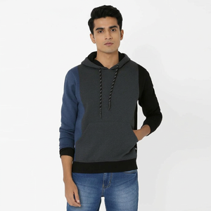 New Arrival Premium Quality Men's Winter Half Zip Hoodies 100% Cotton Oversized Fit Windproof <b>Waterproof</b> Outdoor Use Customized - Product Image 1