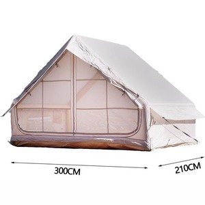 Tente gonflable de camping en plein air 300x210cm, porte simple, multi-personnes, imperméable, tente quatre saisons - Product Image 1