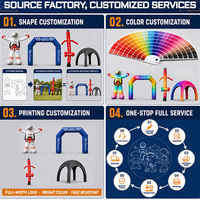 Vente directe d'usine, ballon publicitaire gonflable géant avec logo personnalisé, garantie 1 an, couleur personnalisée écologique