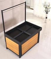 Betere Prijs Fruit Groenteplank 1-2 Laag Stand Supermarkt Display Rack