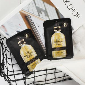 Flower Secret Factory Gesichts pflege 24K Gesichts maske Feuchtigkeit spendende feuchtigkeit spendende pflegende Hyaluron säure 24K Goldfolie Blatt Gesichts maske - Product Image 5