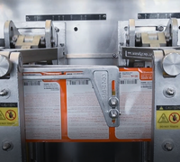 Machine de cachetage de poche à 4 bords à grande vitesse fond plat pour l'emballage de Sachet alimentaire liquide étiquetage noyau de moteur de capsulage de remplissage en plastique