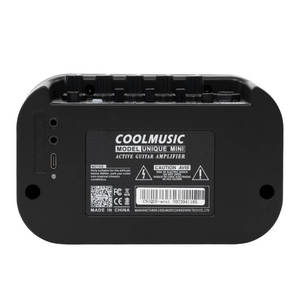 Amplificateur de guitare électrique rechargeable 10 watts pour mini-guitare avec effets de distorsion et de delay et égaliseur 3 bandes - Product Image 3