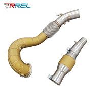 Pour Skoda Octavia RS MK4 2.0T EA888 2020-2025, collecteur d'échappement sport en acier inoxydable 304 à haut débit pour turbo