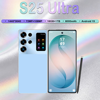 Desain Baru S25 Ultra 5G Smartphone 16G+1TB Versi Global Murah CPU Deca Core Layar 7.3 Inci 16G RAM 1TB Kamera Belakang 108MP