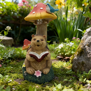 Cottage champignon miniature enchanté idéal pour l'installation du jardin féerique et du jardin de mousse - Product Image 5