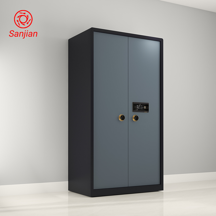 Sanjian сталь материал высокого качества двухдверная тумба цифрового металлического подшипника сейф/сейфы