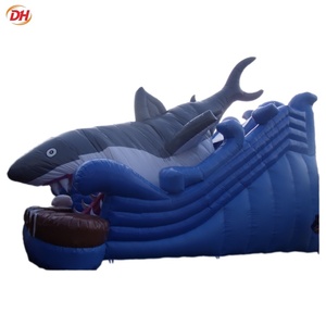 <span class=keywords><strong>Toboggan</strong></span> gonflable 3D Requin en PVC robuste, usage sec et humide, idéal pour centres commerciaux, carnavals et aires de jeux extérieures pour enfants - Vente chaude - Product Image 2