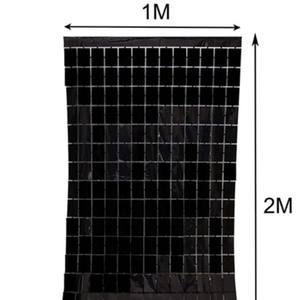 Rideaux à franges en feuille de haute qualité de 1*2m pour décorations de fête, avec plusieurs couleurs au choix pour Halloween, enterrement de vie de jeune fille - Product Image 6