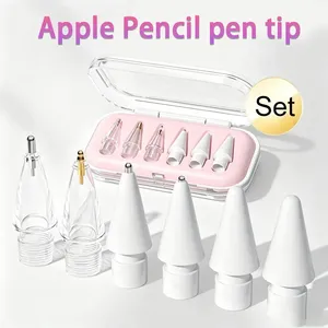 Puntas <span class=keywords><strong>de</strong></span> Repuesto para Lápiz, Puntas Mejoradas para Lápiz <span class=keywords><strong>de</strong></span> <span class=keywords><strong>iPad</strong></span>, <span class=keywords><strong>Punta</strong></span> Fina, Tapa Protectora <span class=keywords><strong>de</strong></span> Metal, Rechazo <span class=keywords><strong>de</strong></span> Palma, Funda para Pantalla Táctil - Product Image 6