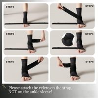 Attelle de cheville professionnelle à compression graduée, sangle de maintien pour la gym, protection et soutien de niveau supérieur