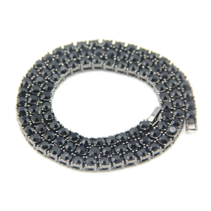 Iced Out CZ Tennis Chain Collares Collar de tenis de una hilera - Product Image 2