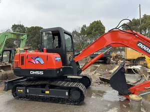 Excavadora Usada Doosan DH55 Mini de 5.5 Toneladas, Excavadora Hidráulica de Segunda Mano, DH35 DH60 DH80, Alta Calidad, en Venta - Product Image 2
