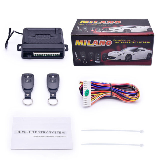 Universal Car Keyless Entry System One Way Remote Door Lock Central Locking Alarm 12V
