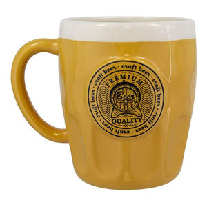 Mug à bière en porcelaine de conception européenne OEM, logo personnalisé, cadeau <span class=keywords><strong>d</strong></span>'entreprise, boissons chaudes, céramique, vente en gros - Product Image 3