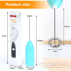 Espumador de café eléctrico Amz, mini mezclador de mano de plástico portátil, vaporizador de leche recargable, USB, éxito de ventas, 1 unidad - Product Image 3