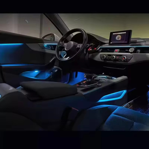 Iluminación Ambiental Interior para Auto, LED RGB de 64 Colores, Decoración para Audi A5 S5 B9 2017-2024, Accesorios y Piezas de Adorno - Product Image 4