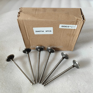 Soupape d'échappement d'excavatrice 3940734 3802967 pour moteur ISB QSB - Product Image 3