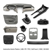 Moldeo por Inyección de Plástico con Certificación IATF 16949, Grado de Ingeniería, Alta Precisión, Superficie Pulida, Sistema de Canales Fríos/Calientes, para Piezas de Automóviles