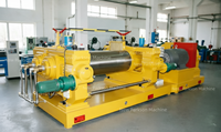 Mezcladora de Caucho de Ahorro Energético con Sistema de Enfriamiento por Agua, Mezcladora Abierta de Dos Rodillos para Compuesto EPDM NBR XK-450 de 18 Pulgadas, Estándar CE