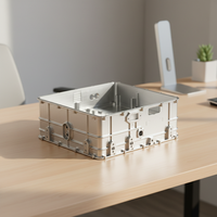 Usinage CNC 5 axes de précision pour chambres complexes en aluminium, pièces structurelles multi-cavités intégrées