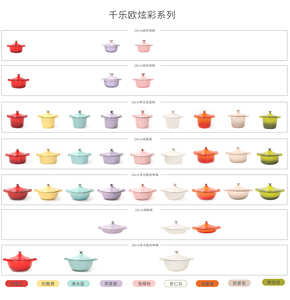 Khuyến Mãi Của New Rực Rỡ Loạt Đúc Sắt Men Nồi Bộ <span class=keywords><strong>3</strong></span> Bộ Với Thép Không Gỉ Xử Lý Sức Khỏe Mẹ Hầm Nồi Cho Súp - Product Image 4