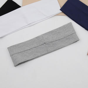 DOWELL, diadema deportiva <span class=keywords><strong>de</strong></span> algodón para adultos personalizada, banda elástica coreana para Yoga para hombres y mujeres, diadema cómoda sin <span class=keywords><strong>corte</strong></span> - Product Image 6