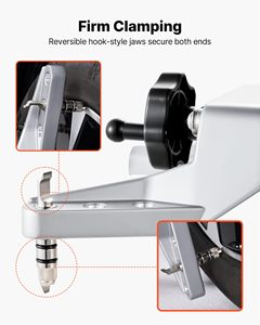 Adaptateur magnétique et à pince pour jauge de carrossage précise, compatible avec les jantes de 11 à 25 pouces pour voiture, camion, SUV, <span class=keywords><strong>moto</strong></span> - Product Image 4