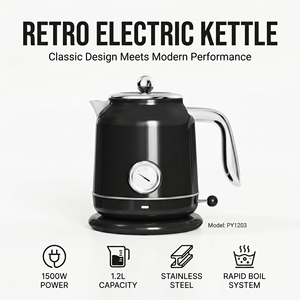 Hervidor de Agua de Bajo Costo de 1.2L, Calentamiento Rápido, Temperatura Controlada, Función para Mantener Caliente, Control Digital, Acero Inoxidable, Colorido, para el Hogar y Hoteles - Product Image 4