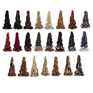 Venta de Fábrica: Set de 3 Extensiones de Cabello Sintético Afro Kinky para Trenzas, Ondas Sueltas, Rizos Franceses en Espiral, 22 Pulgadas, 280g - Product Image 6