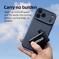 CYCLAMI A2MINI Pompe Électrique Portable Haute Pression 120 PSI Mini Compresseur pour Tubes de Vélos VTT, Route, Gravel et Moto