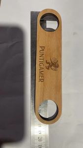 Tùy chỉnh bán buôn ủng hộ đám cưới cá nhân Trống Gỗ thép không gỉ Bìa mở chai - Product Image 3