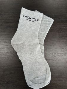 Tyson Wolf Calcetines Venta al por mayor Calcetines blancos Calcetines deportivos - Product Image 3