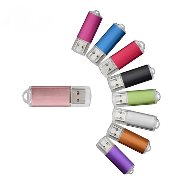 USB Flash Drive Plastik 64 Gb Thumb Drive Flash Stick 128 Gb Tahan Air Pen Drive 16GB USB Key 4 GB 8 GB Flashdisk 32Gb